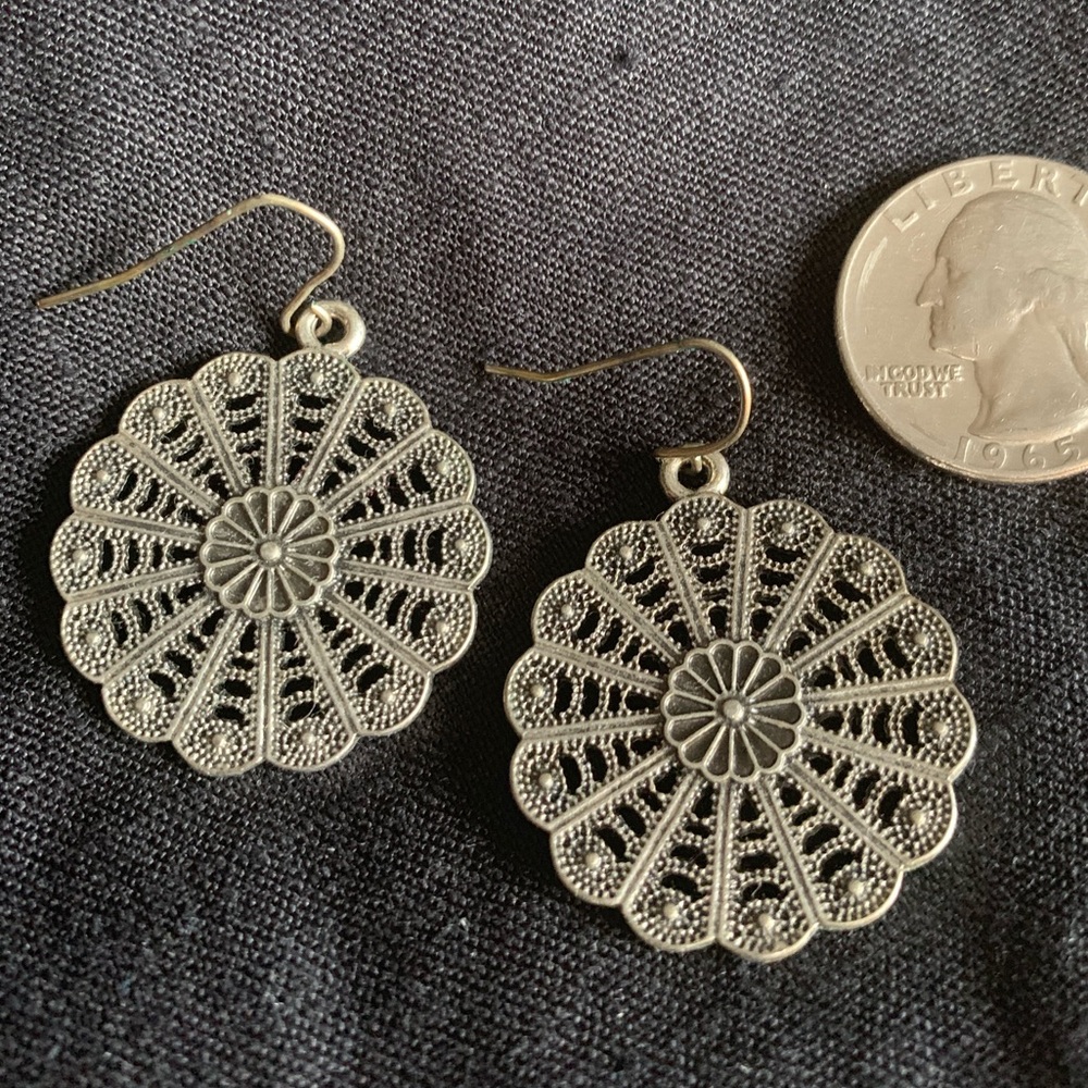 Metal earrings